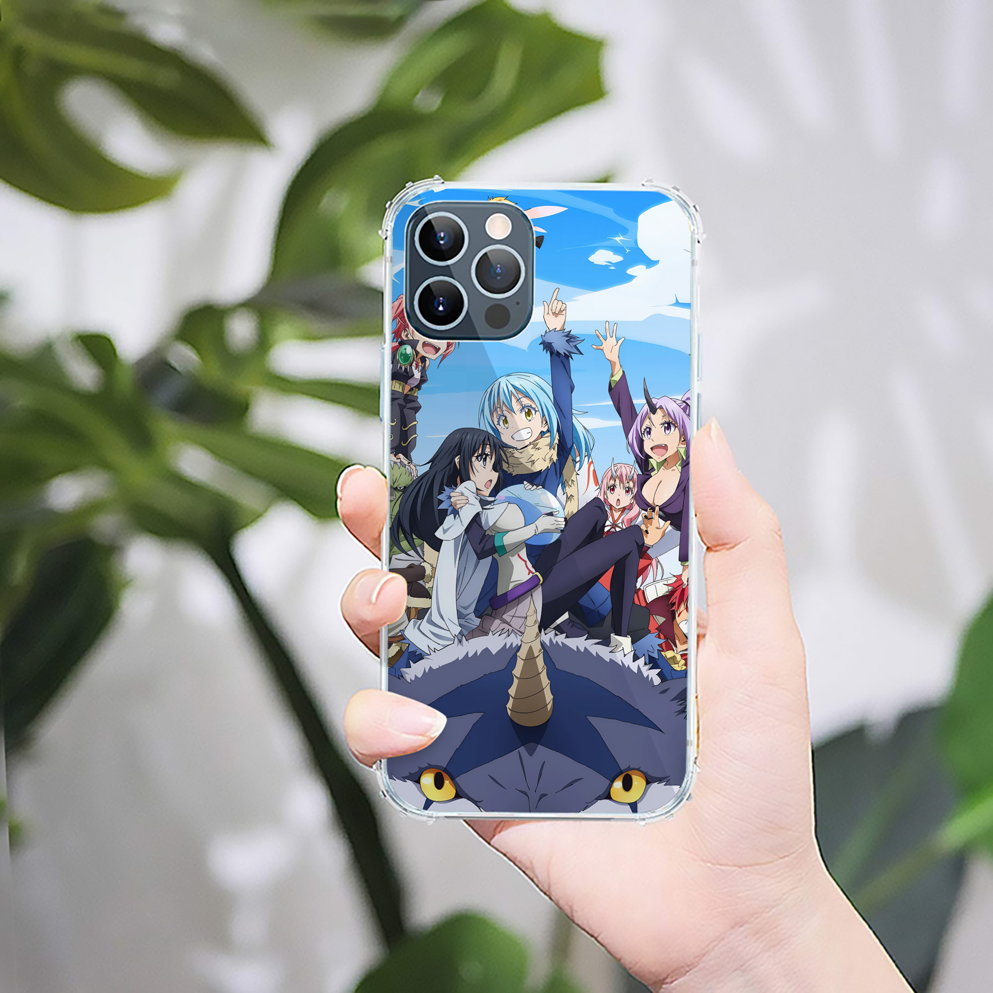 （画像用） 転スラ Regarding Reincarnated to Slime 【iPhone 12シリーズ対応】透明スマホケース（クリアソフトケース）